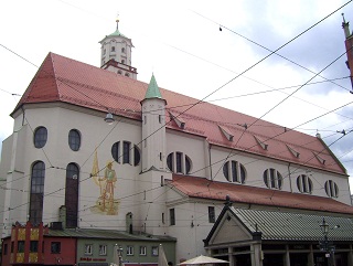 Foto der kath. Pfarrkirche St. Moritz in Augsburg