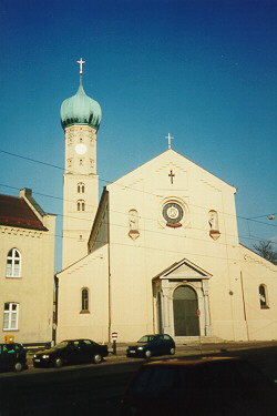 Foto der kath. Pfarrkirche St. Pankratius in Augsburg