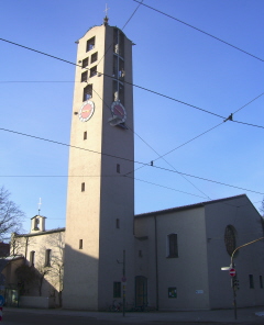 Foto der evang. Kirche St. Paul in Augsburg