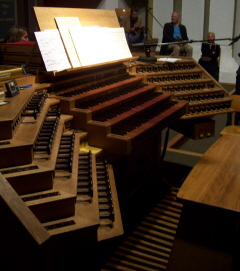 Foto der Fuggerorgel in der Basilika St. Ulrich und Afra in Augsburg