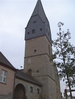 Foto der Bergkirche St. Margaretha in Markelsheim