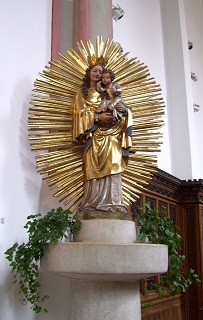 Foto der Muttergottes in St. Ägidien in in Bad Reichenhall