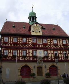 Foto vom Alten Rathaus in Bad Staffelstein
