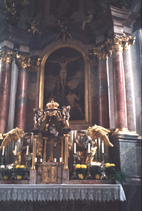 Foto vom Altar in St. Justina
