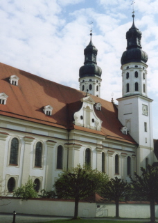 Foto der Abteikirche Obermarchtal