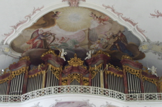 Foto der Orgel in St. Martin in Erbach