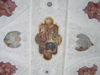 Foto vom Langhausfresko in St. Simon und Judas in Uttenweiler