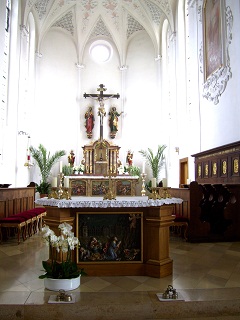 Foto vom Hochaltar in St. Simon und Judas in Uttenweiler