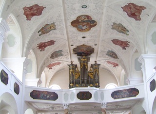 Foto der Orgel in St. Simon und Judas in Uttenweiler