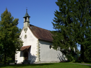 Foto der St.-Wolfgangskapelle in Wangen