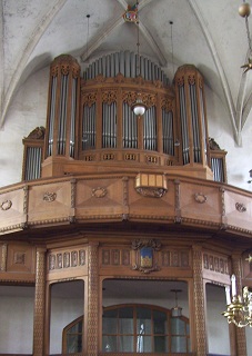 Foto der Orgel im Dom St. Petri in Bautzen