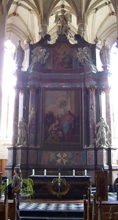 Foto vom kath. Hochaltar im Dom St. Petri in Bautzen