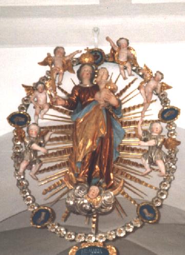 Foto der Rosenkranzmadonna in St. Peter und Paul