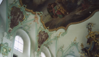 Foto vom Stuck in St. Peter und Erasmus in Geiselhöring