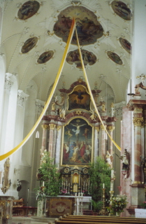 Foto vom Hochaltar in St. Michael in Hengersberg