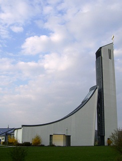 Foto der Autobahnkirche St. Christopherus in Himmelskron