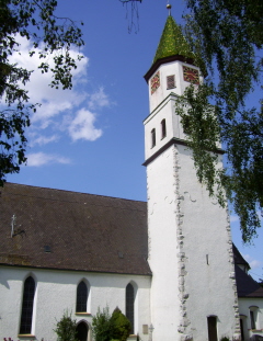 Foto der evang. Kirche in Asch