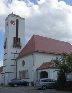 Foto der evang. Kirche in Gerhausen