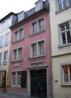 Foto vom Beethoven-Geburtshaus in Bonn