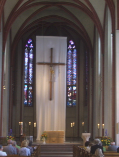 Foto vom Altar in St. Johann in Bremen