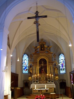 Foto vom Altar in St. Nikolaus in Mitterndorf