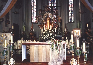 Foto vom altar der Bogenbergkirche