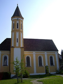 Foto von St. Alban vom Ammersee aus