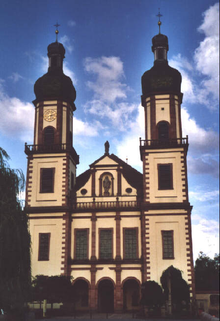 Foto der Abtei und Pfarrkirche Ebersmünster 