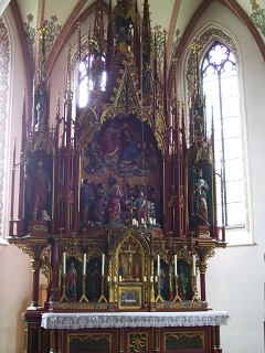 Foto vom Altar in Mariä Himmelfahrt in Gaimersheim