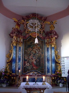 Foto vom Altar in St. Josef in Hard