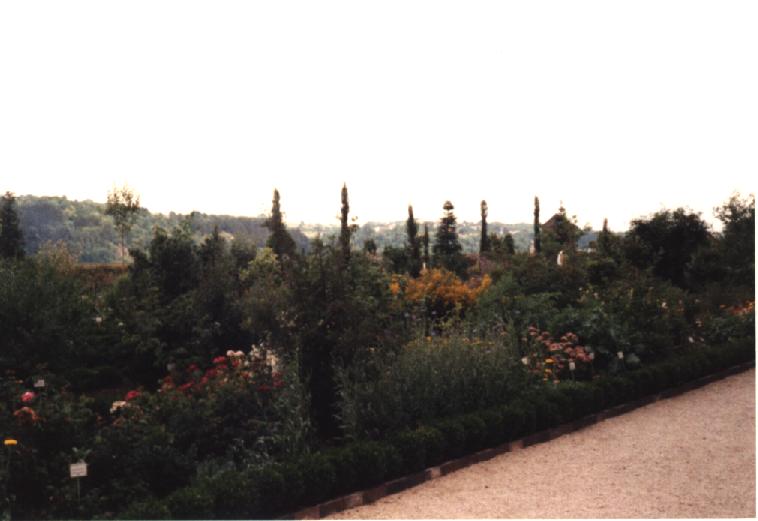 Foto vom Schlossgarten der Willibaldsburg in Eichstätt