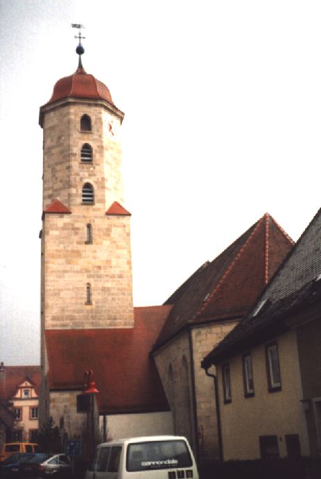 Foto der Marienkirche in Ellwangen