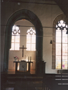 Foto vom Altar der Ägidienkirche in Erfurt