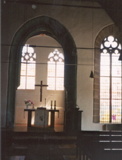 Foto vom Altar der Ägidienkirche in Erfurt