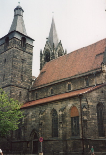 Foto der Kaufmannskirche in Erfurt
