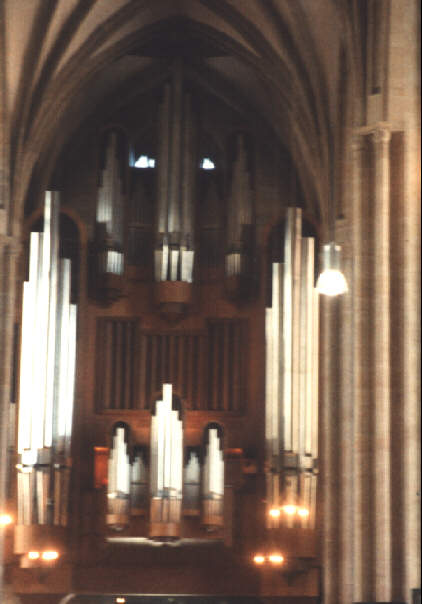 Foto der Orgel im Mariendom in Erfurt