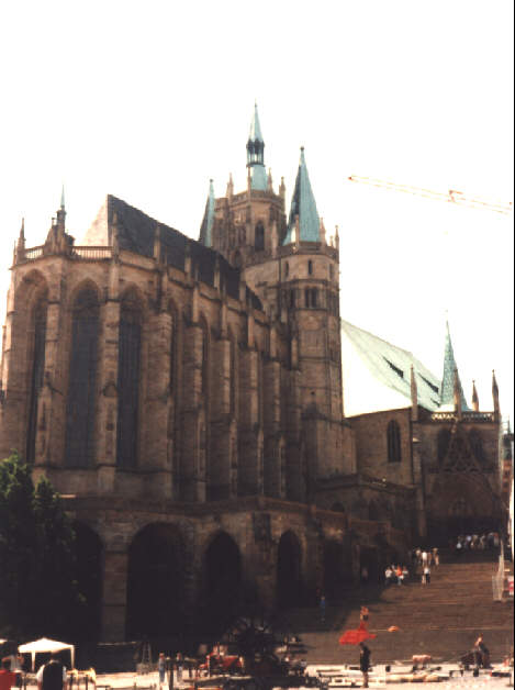 Foto vom Mariendom in Erfurt