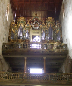 Foto der Orgel in der Stadtkirche St. Dionys in Esslingen