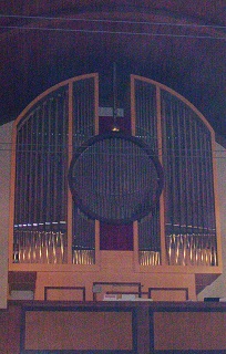 Foto der Orgel in St. Johann Baptist in Landsberied