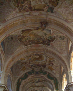 Foto der Fresken in Mariä Himmelfahrt in Fürstenfeldbruck