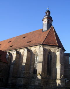 Foto der Stiftskirche in Feuchtwangen (Ostchor)