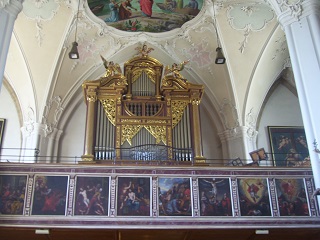 Foto der Orgel in St. Andreas in Kitzbühel