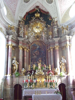 Foto vom Altar in St. Johann