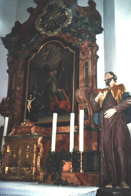 Foto vom Altar in St. Antonius in Neusäs