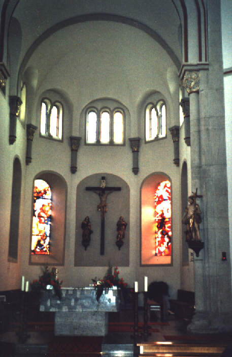 Foto vom Altar in St. Michael in Igersheim