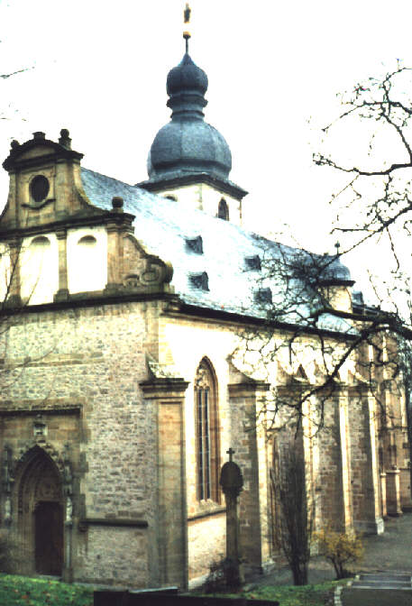 Foto der Wallfahrtskirche in Laudenbach