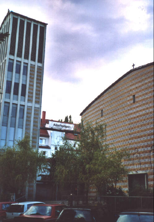 Foto der Allerheiligenkirche in Frankfurt