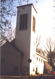 Foto der Cyriakuskirche in Frankfurt