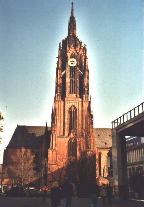 Foto vom Kaiserdom in Frankfurt