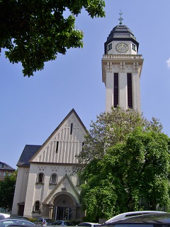 Foto der Markuskirche in Bockenheim